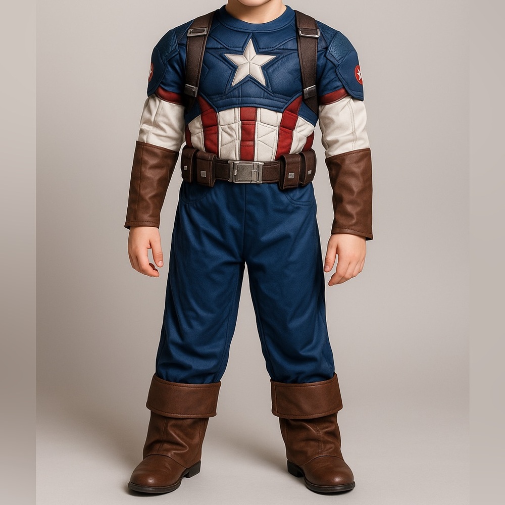 Marvel Captain America The Winter Soldier Costume Medium Kids Halloween